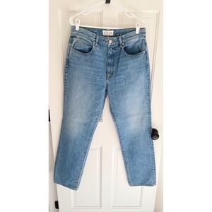 SLVRLAKE Size 31 Light Wash Straight Leg Premium‎ Denim Jeans